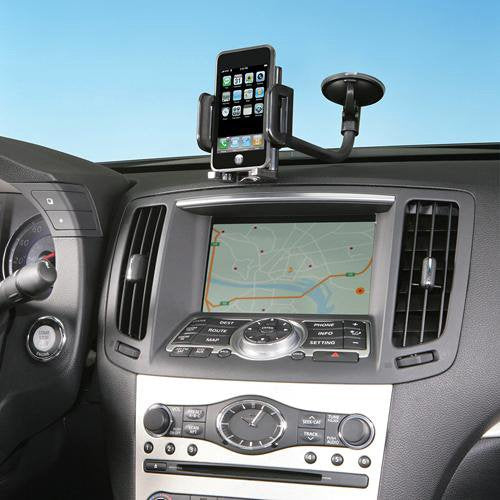 Fonus Rotating Car Mount Dash Windshield Holder Compatible with iPhone X XR XS Max 6 7 8 Plus - Samsung Galaxy S7, S8 S9 S10, Plus, Note 8 9 - LG G7