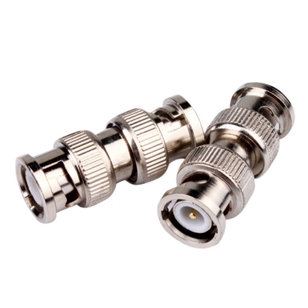 BeElion 15-Pack BNC Male to Male Coaxial Coupler Straight Adaptor Connector M/M