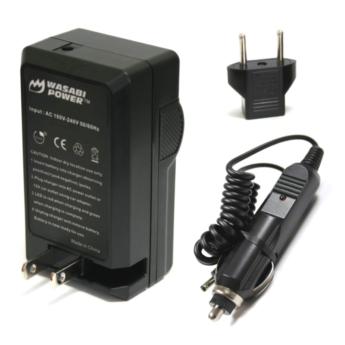 Wasabi Power Battery (2-Pack) and Charger for Canon NB-4L and Canon PowerShot SD40, SD400, SD450, SD600, SD630, SD750, SD780, SD960, SD970, SD1000