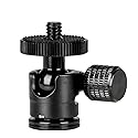 koolehaoda 3/8 Mini Ball Head for Camera Tripod Monopod (3/8 Ball Head)