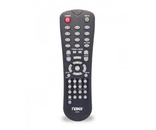 NAXA Original Replacement Remote Control for Naxa NT and NTD Model 12 Volt TVs and TV/DVD Combo Players