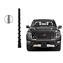 Custom 7 inch Truck Flexible Rubber Short Antenna Compatible with Nissan Titan XD Frontier Xterra Pickup Trucks 1998-2025 2026 Antenna Mast for Nissan