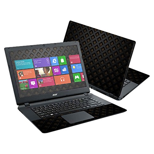 MightySkins Skin Compatible with Acer Aspire E15 ES1-511 15.6" Cover wrap Sticker Skins Black Wall