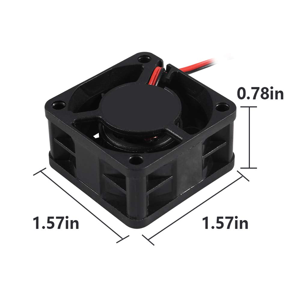 40x20mm 3D Printer Fan Brushless 4020 DC 12V Cooling Fan 40x40x20mm for Cooling 3D Printer Pro Hotend Extruder/Inverte and Storage Equipment (Routers