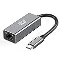 Adesso AUH-5000 USB-C to Ethernet Network Adapter - Gigabit Speed, Aluminum Alloy Case, LED Indicator, Plug & Play, Compatible with Windows, Mac OS