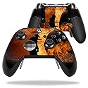 MightySkins Skin Compatible with Microsoft Xbox One Elite Controller - Fire Fighter | Protective, Durable, and Unique Vinyl wrap Cover | Easy
