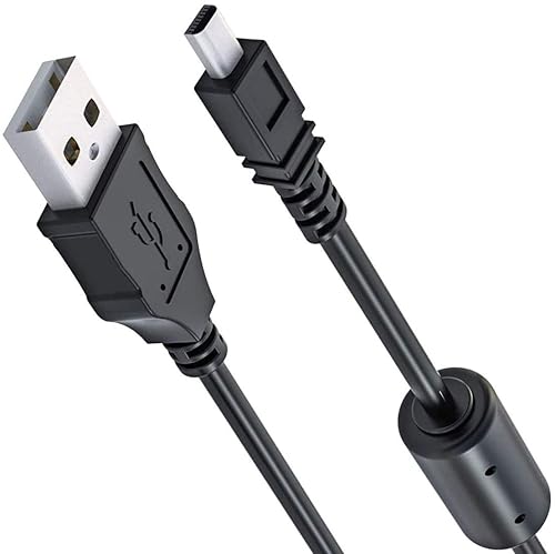 Saipomor Replacement UC-E6 UC-E16 UC-E17 USB Cable Cord Compatible with CASIO EX-Z890 EX-ZS5 Nikon Digital SLR DSLR D3200 D3300 D5000 D5100 D5200
