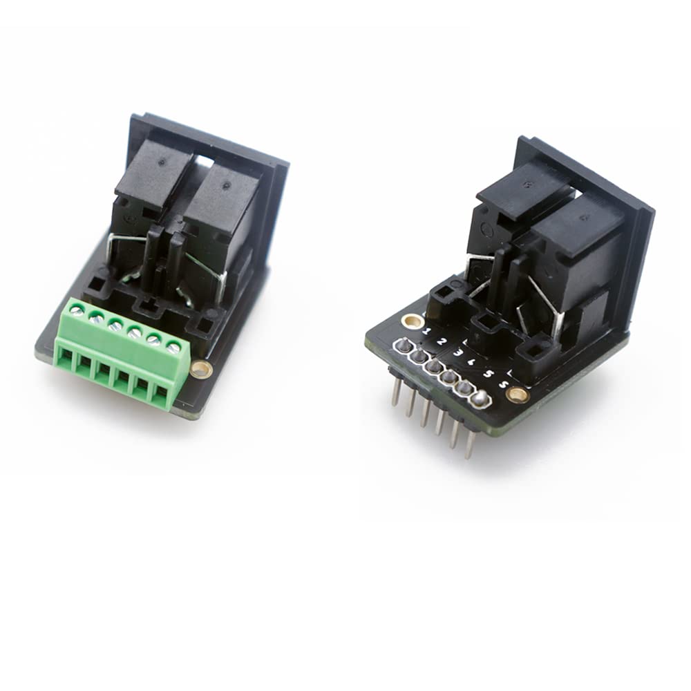 Treedix 4PCS Din 5 Female Connector Breakout Board PCB Mounted Type Audio Video Jack Connectors