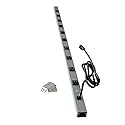 Legrand Wiremold 4810BDS20R CabinetMate Plug-In Outlet Center Unit, 15 Amp Power Strip with 10 Outlets, 48 Inches Long, 6 Foot Cord, Silver (1 Pack)