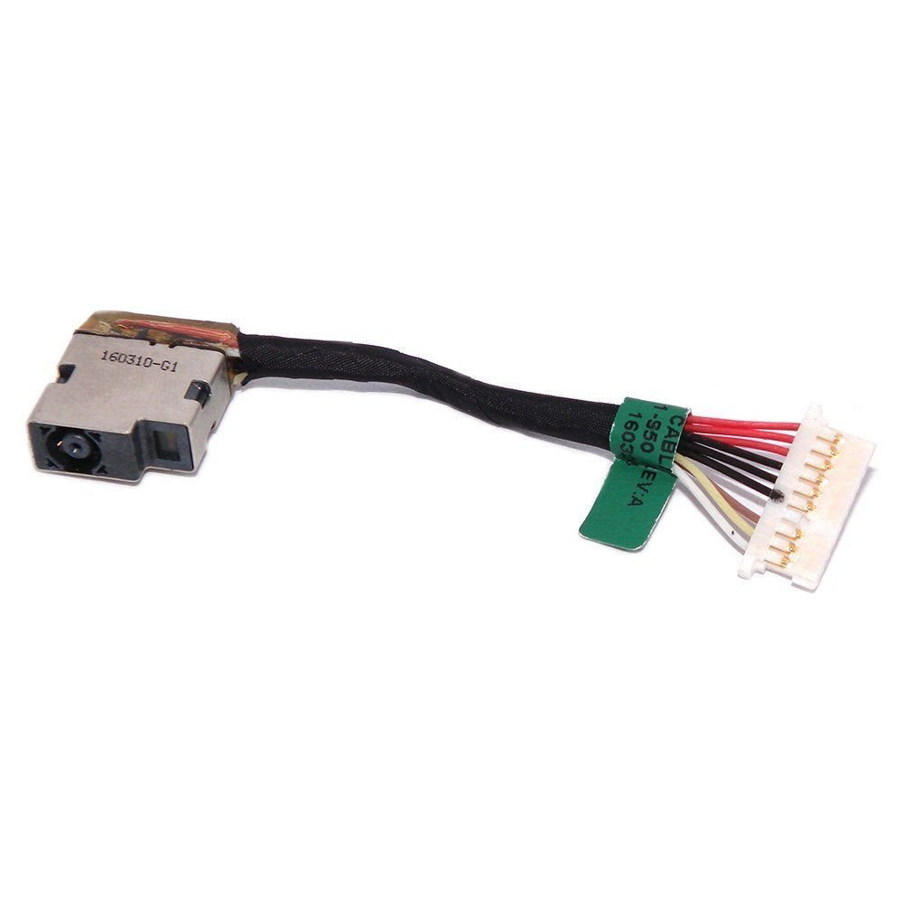 New AC DC Power Jack Plug Socket Cable Harness Replacement for HP Omen 15-AX 15-AX000 15-AX100 15-AX200 15-AX033DX 15-AX030TX 15-AX019TX 15-AX033TX