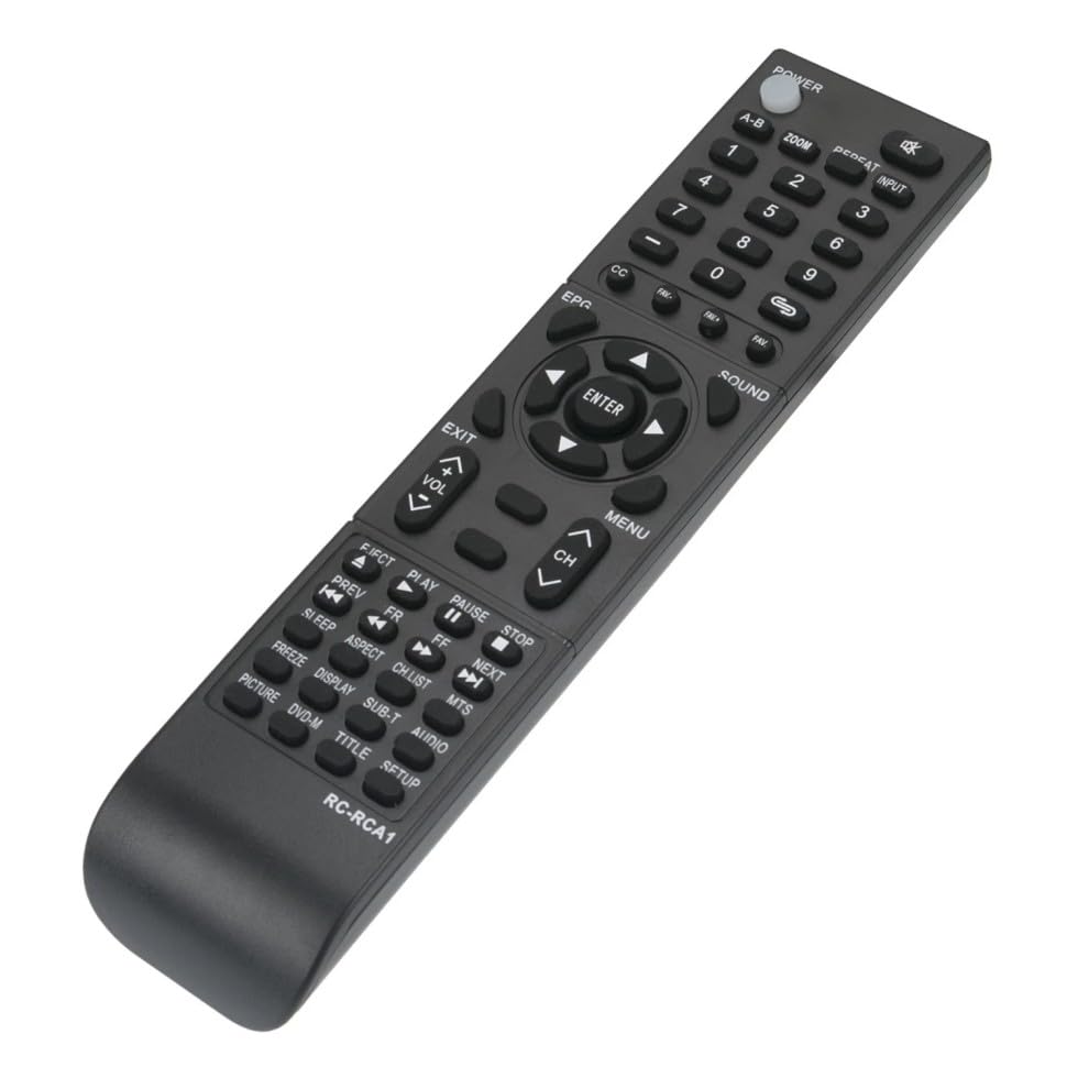RC-RCA1 Remote Control for RCA TV Remote, Used in The Living Room or Room, No Programming or Pairing Needed, Replacement TV Remote Compatible Models