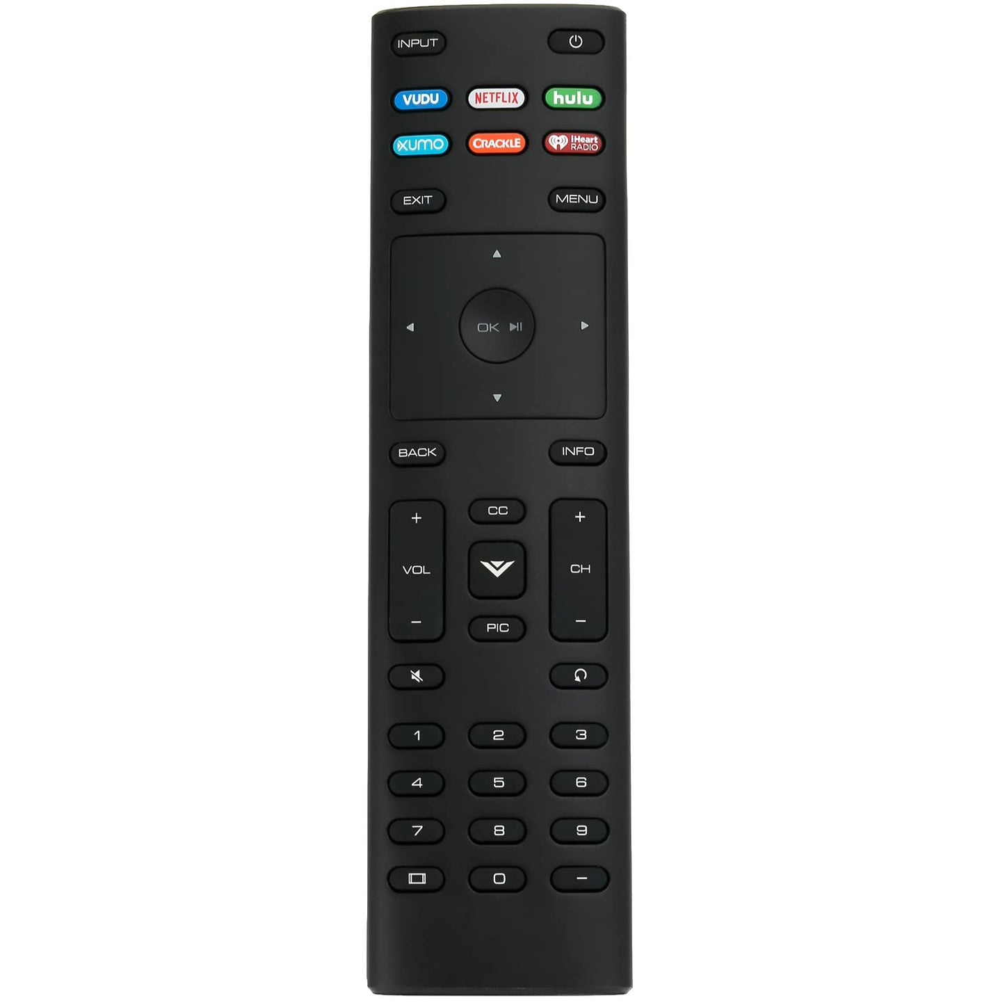 XRT136 Replace Remote Control fit for VIZIO Smart LED TV E55-E1 E55-E2 E32-D1 E43-E2 E65-D1 E48-D0 E48U-D0 E49U-D1 E50-D1 E50-E1 E50-E3 M60-D1 M65-D0