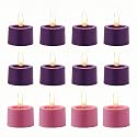 Simplelight Advent Candles, Purple & Pink Tea Lights Candles, Pack of 12
