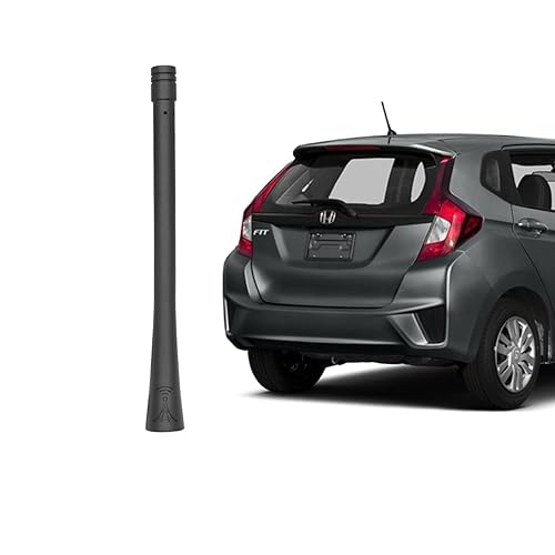PYGHAP Stylish Short Antenna Compatible with Honda Acura Mazda Subaru Suzuki Select Models, 6" Short Radio AM FM Antenna, Car Wash Proof, Flexible