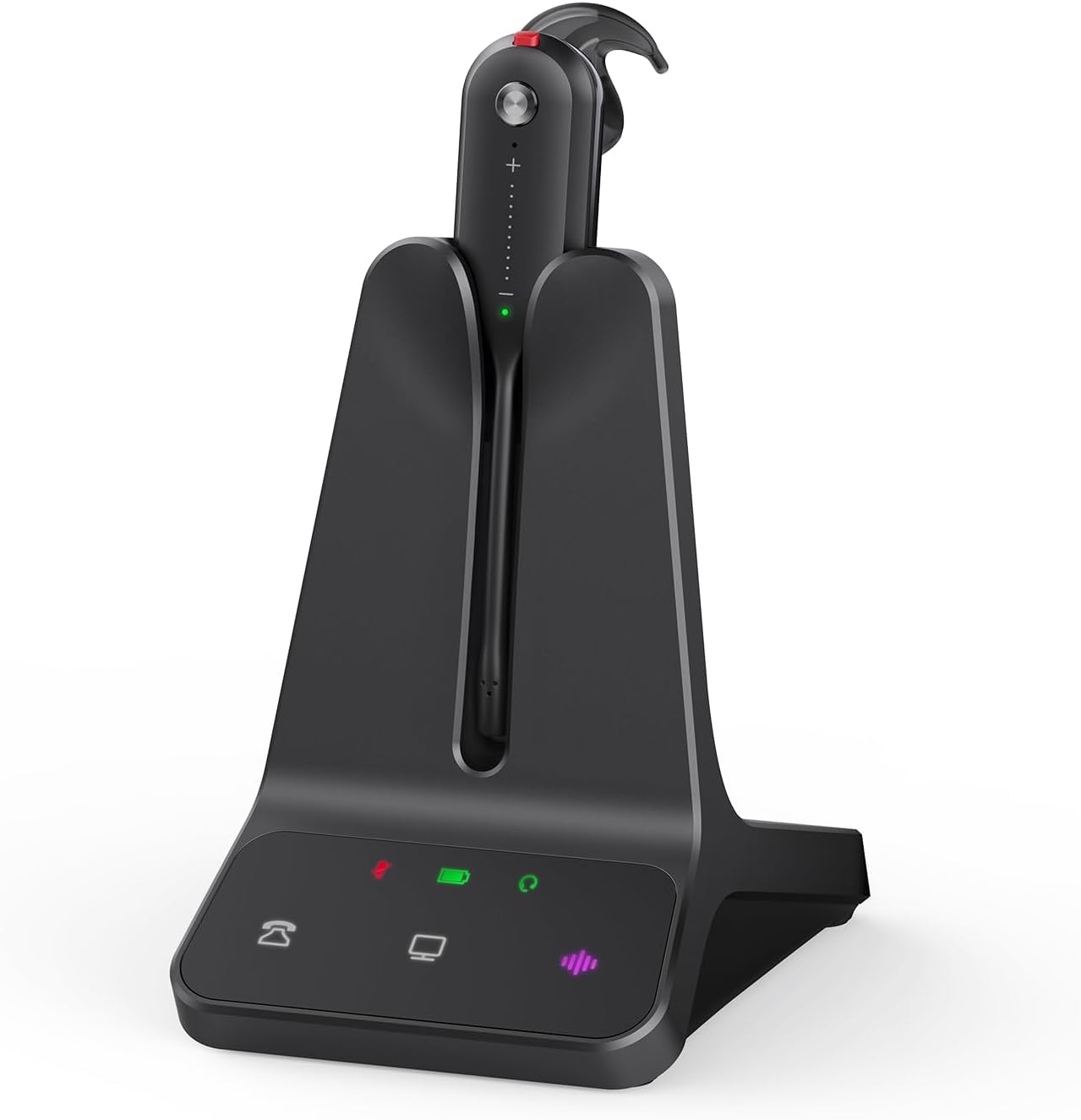 Yealink DECT Wireless Headset WH63 E2 UC, Zoom Teams Certified,Single Ear (Mono) Convertible Headset,Connects to Desk Phone&Computer,Noise Canceling