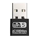 SGElectronix 1300Mbps USB WiFi Adapter for PC, AC1300M USB WiFi Dongle 802.11ac Mini Wireless Network Adapter with Dual Band 2.4GHz/5Ghz for Desktop