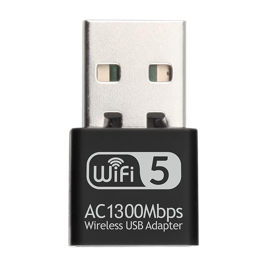 SGElectronix 1300Mbps USB WiFi Adapter for PC, AC1300M USB WiFi Dongle 802.11ac Mini Wireless Network Adapter with Dual Band 2.4GHz/5Ghz for Desktop