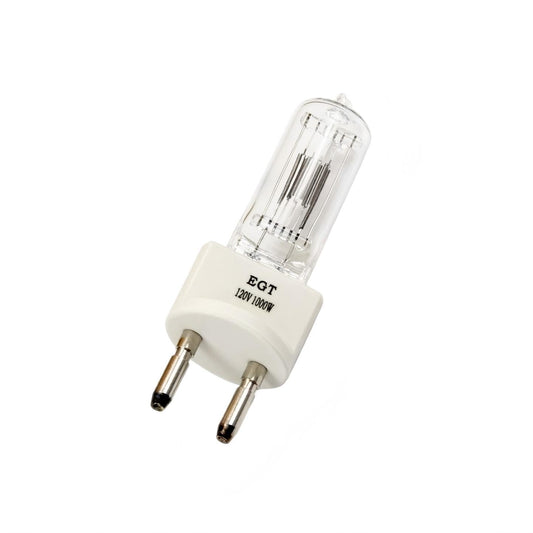 ASMSLIT EGT 1000W 120V T7 G22 Bi-Pin Based Stage and Studio T7 Bulb, Clear