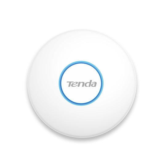 Tenda i27 AX3000 Wi-Fi 6 Ceiling Access Point, Dual-Band 2976Mbps, OFDMA & MU-MIMO, WPA3 Security, Supports 80 Clients, PoE-Powered, Low Latency