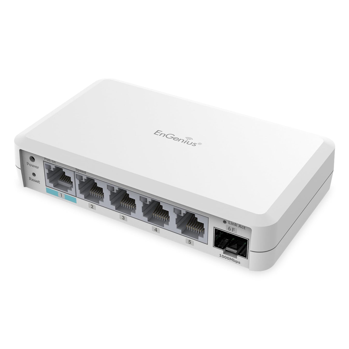 EnGenius Cloud Managed EXT1106 5-Port Gigabit Switch Extender and 1 SFP Slot