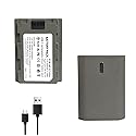 Focruzom NP-FZ100 2400mAh Replacement Battery for A7R V A7S III A7 IV, USB C Charging Cable, Compatible with ZV-E1, FX3, FX30, A1, A9,A9 II, A6600