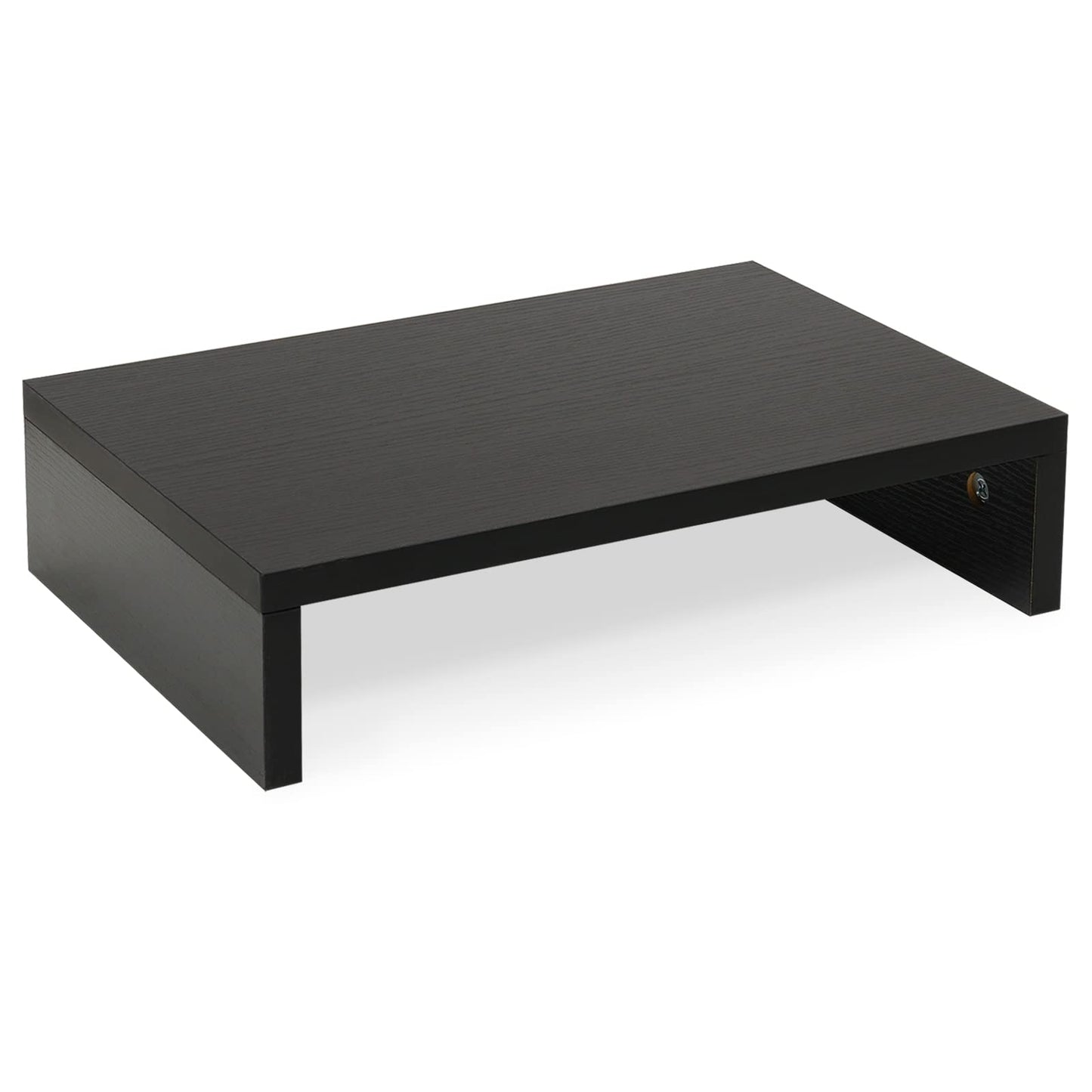 TEAMIX 14.2 inch Monitor Stand Riser, Wood Monitor Riser with Storage for Desk Small Monitor Stand TV/Screen/PC/Laptop Riser Computer Stand Desktop