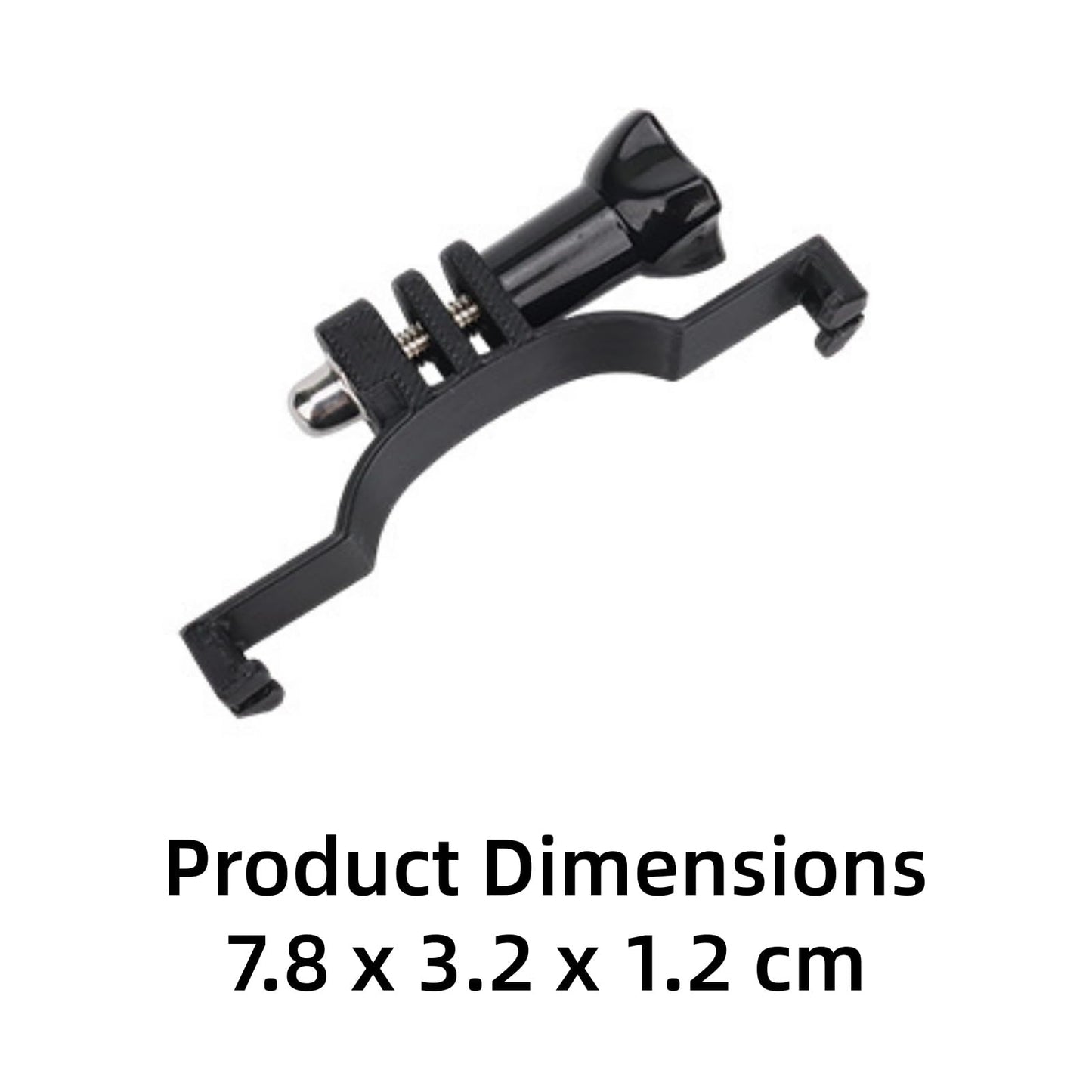 Ferbao Top Mount Expansion Bracket for DJI NEO 2, Fixed Snap-on Clamp Holder for Go Ultra Action Camera