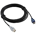 Liberty Halo Active Optical Hybrid 18G Plenum Commercial Grade in-Wall Rated Series High Speed HDMI Cables 15 Meter (49Ft.)