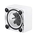 G1/4 Thread Revolving Speed Water Cooling POM Acrylic Material Impeller Water Meter Indicator with Silicone Sealing Ring, for PC Water Cooling