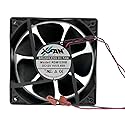 RDM 12V 0.40A 120MM Fan - 12CM 2-Wire Cooling Fan 120X120X38MM - Desktop, Laptop Compatible