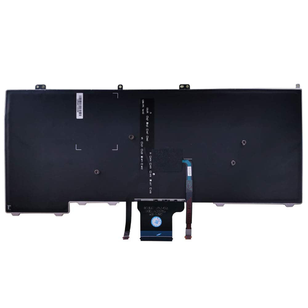 Laptop Replacement Keyboard Fit Dell Latitude 12-7000 E7440 US Layout