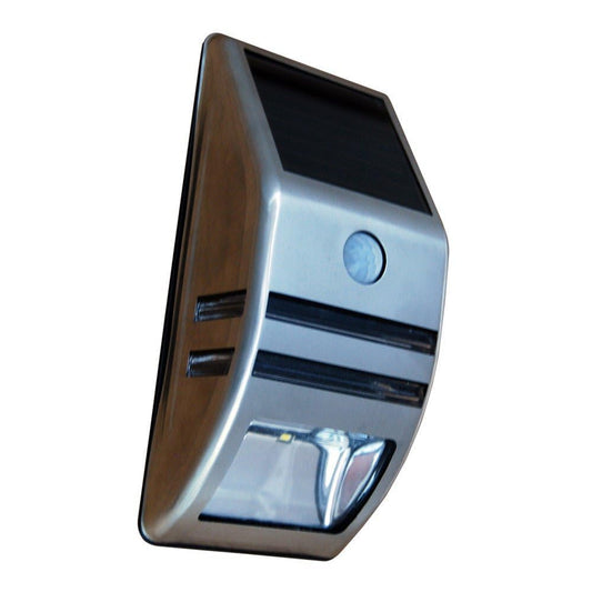 Dock Edge + Solar Post & Surface Mount Light with Motion Sensor
