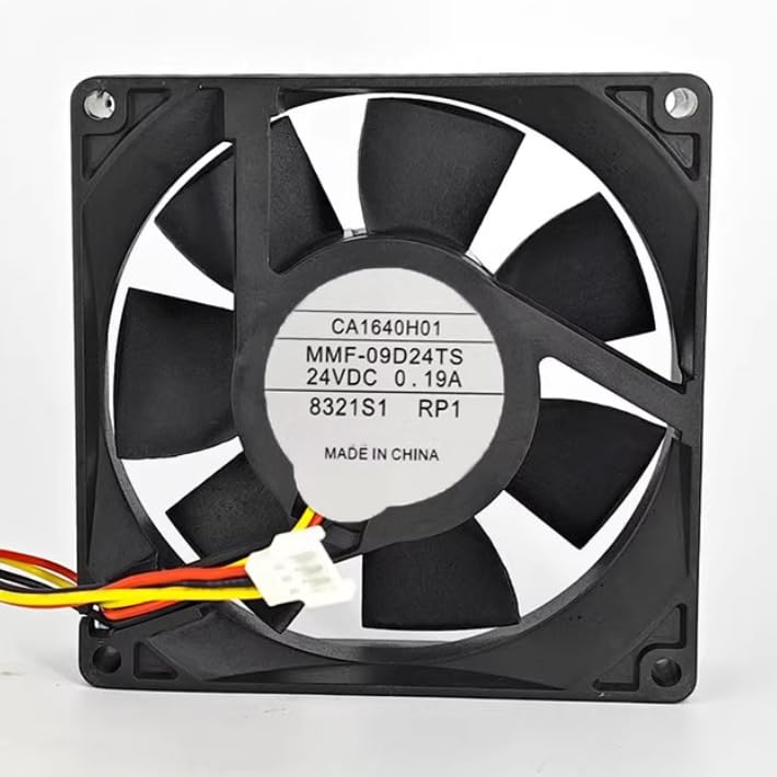 CA1640H01 MMF-09D24TS-RP1 DC 24V 0.19A 90x90x25mm 3-Wire Cooling Fan