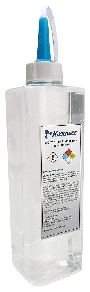 Koolance LIQ-702CL-B 702 Liquid Coolant, High-Performance, Colorless, 700ml (24 fl oz)