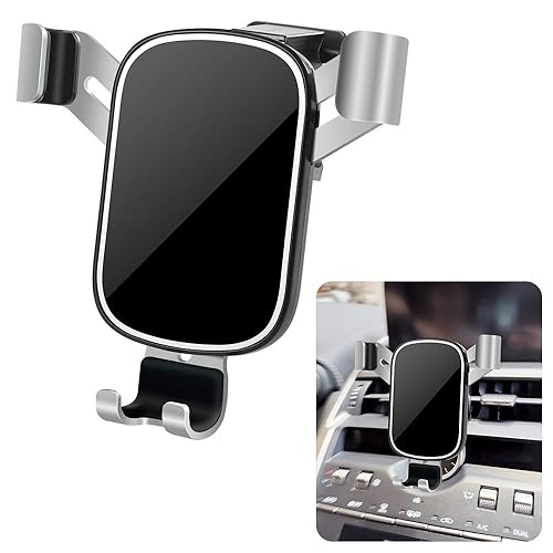 LUNQIN Car Phone Holder for Lexus NX 2015 2016 2017 2018 2019 2020 2021 NX300h NX300 NX200t SUV Auto Interior Accessories Best Cell Phones Mount