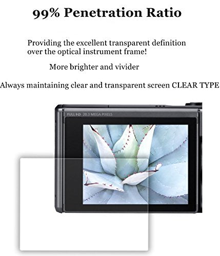 Healingshield Screen Protector Oleophobic AFP Clear Film Compatible for Canon Camera EOS-80D [2pcs]