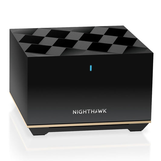 NETGEAR Nighthawk Tri-Band Whole Home Mesh WiFi 6E Add-on Satellite (MS90) - Works with Your Nighthawk MK93S System - Adds Up to 2,500 sq. ft
