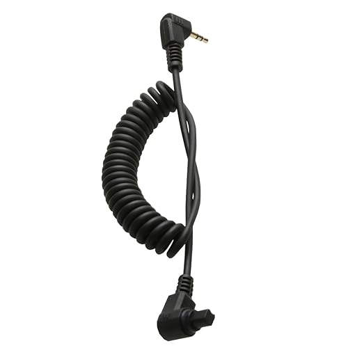 Foto&Tech Remote Camera Cable C3 Compatible with PocketWizard Plus III Plus II Plus MultiMAX Transceiver Miops Mobile Dongle Compatible with Canon 6D