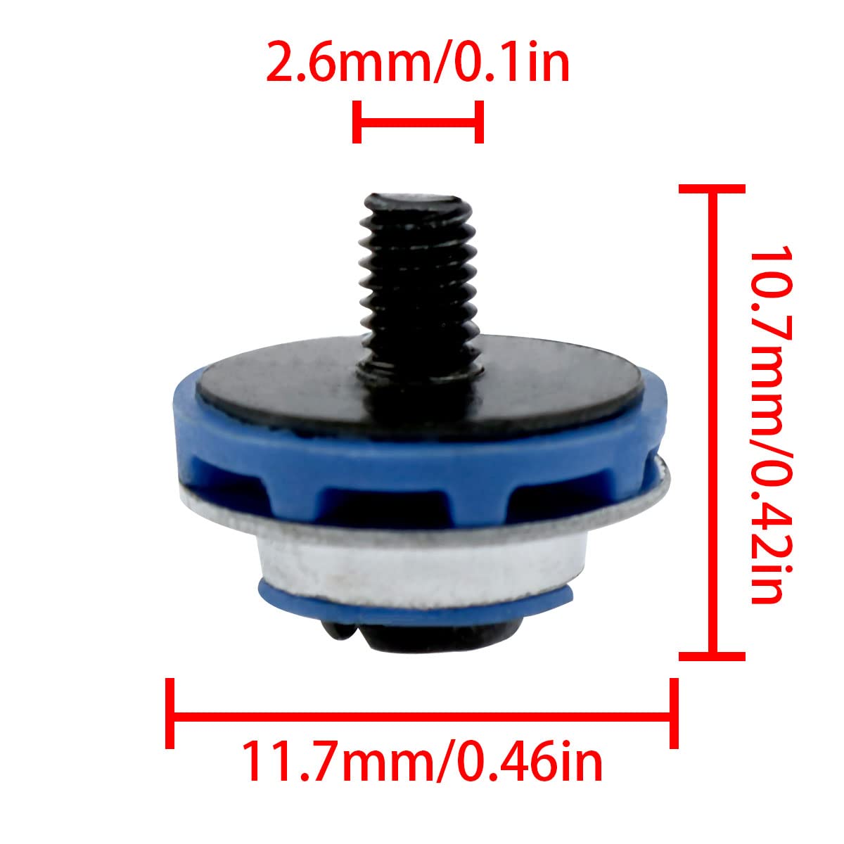 Yocimango Hard Drive Mounting Screws, 8 Pack, Compatible with HP 2.5" SSD HDD