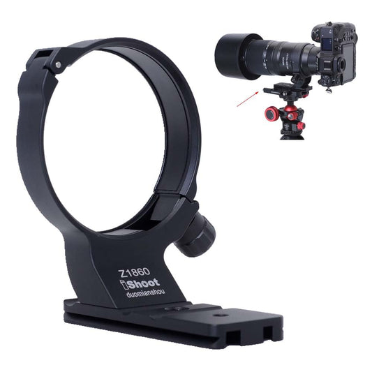 iShoot Tripod Mount Ring Lens Collar Compatible with Nikon Nikkor Z 180-600mm F5.6-6.3 VR, Lens Support Bracket Holder Bottom Arca-Swiss Fit Quick