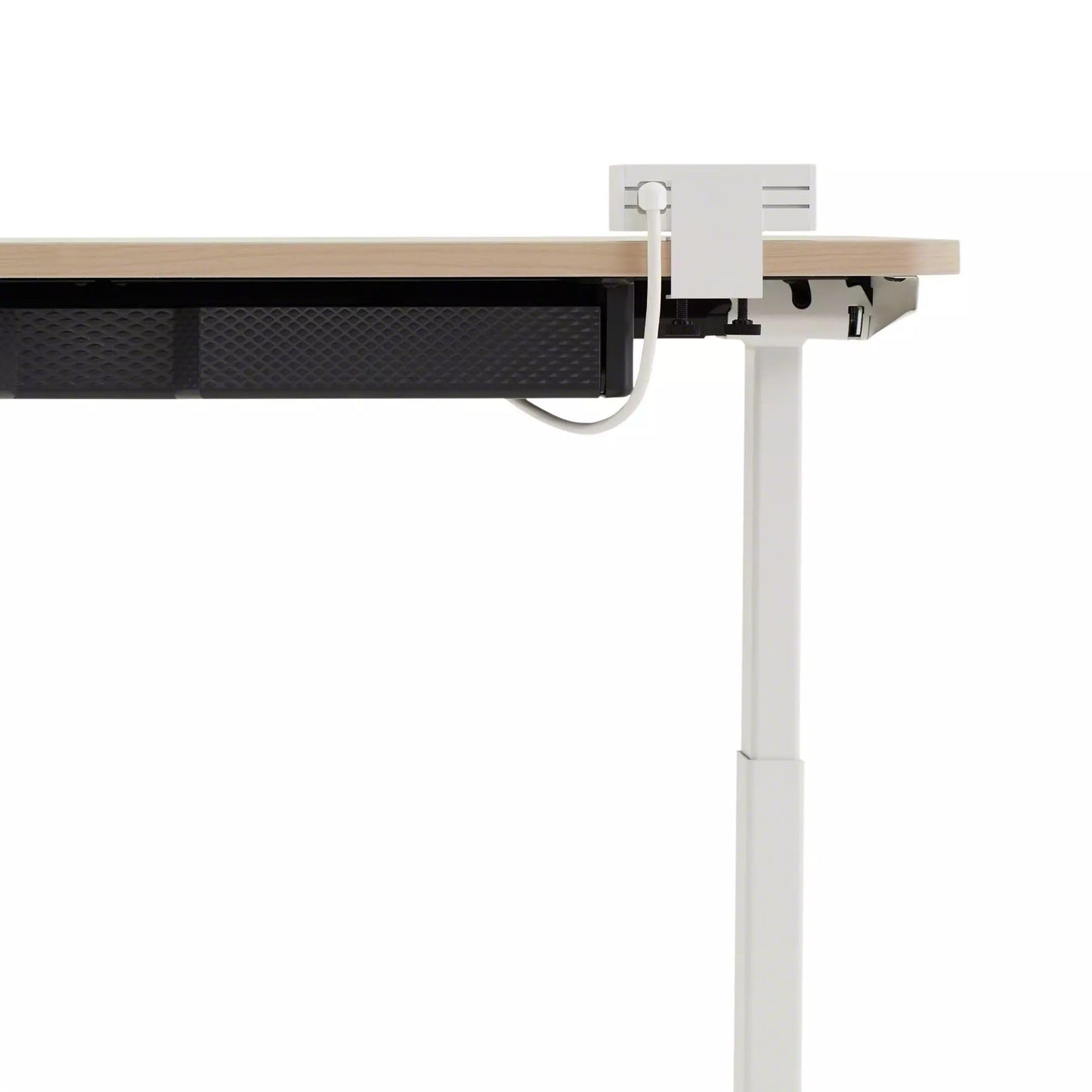 Steelcase Universal Cable Management Kit - for Office Desk - Desk Cord Organizer - Cable Management & Cord Hider - Wire Solution - Powerstrip Sold