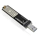 Qphone12 M.2 to USB Adapter, USB3.1 to M.2 NVME Hard Disk Enclosure NGFF PCI-E Protocol, Compatible with NVMe (PCI-e) M Key SSD & (B+M Key SATA Based)