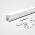 Myco Ultra-Slim Under Cabinet Lighting LED 11 Inch, 3 CCT Selectable (3000K/4000K/5000K) Plug-in Linkable Aluminum Light Bar, ETL Listed Kitchen