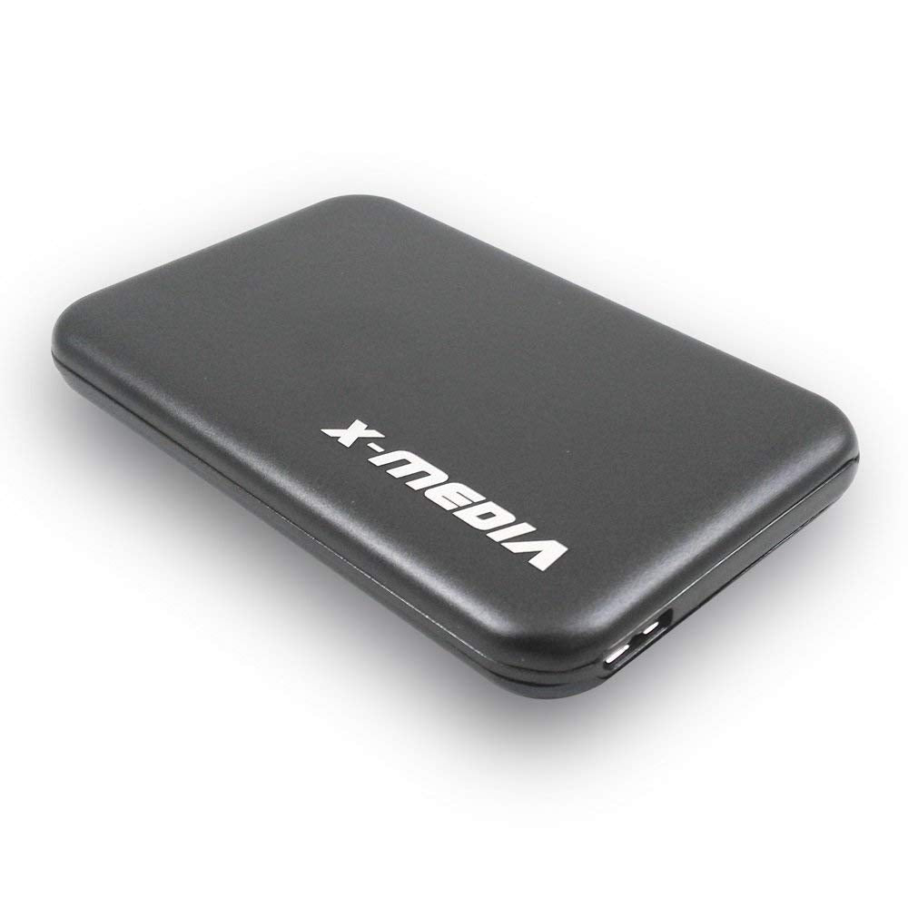 X-MEDIA 2.5-Inch Tool-Free USB 3.0 SATA Aluminum Hard Disk Drive HDD External Enclosure Case [XM-EN2251U3-BK]