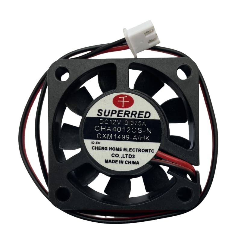 New Cooling Fan CHA4012CS-N DC12V 0.075A Two Wires Cooler 4010