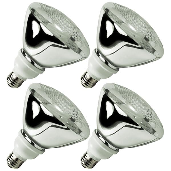 Replacement for Sylvania 29359, CF23EL/PAR38/2700K, 23 Watt, PAR Compact Fluorescent Light Bulb (4 Pack)