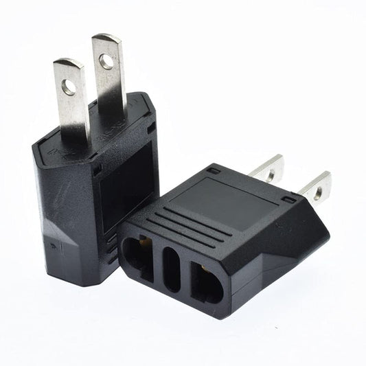 ALINNA US Plug Adapter, EU AU CN to US America Travel Plug Adapter AC Outlet Power Converter(2 Pack)