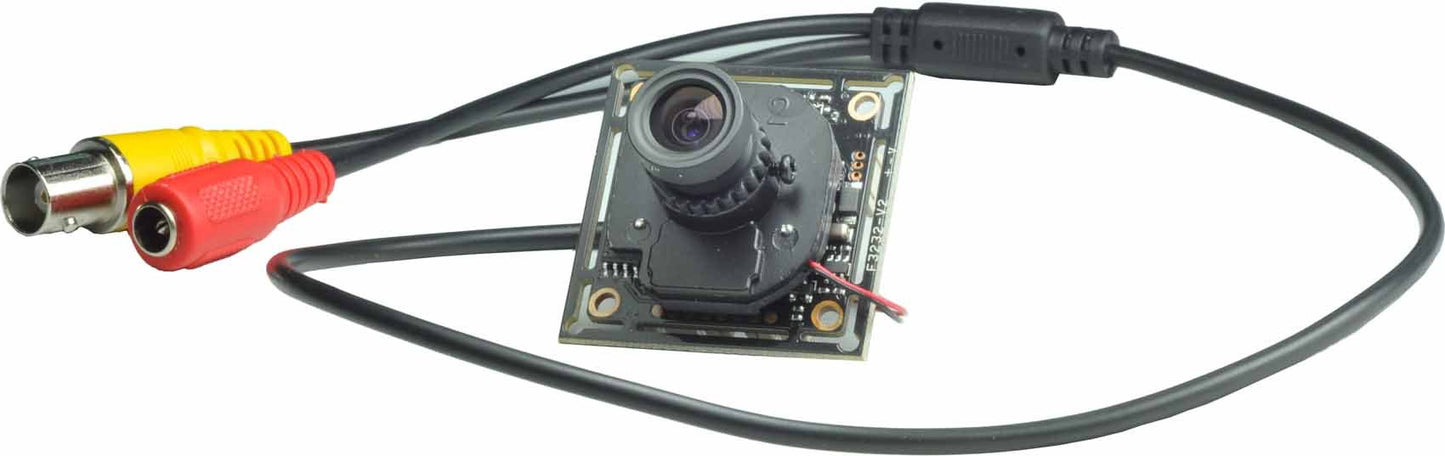 ansice 720P AHD CCTV Board Camera 3.6mm Lens Wide Angle AHD CMOS Chips Board Security with IR-Cut for AHD System Only with Power Supply