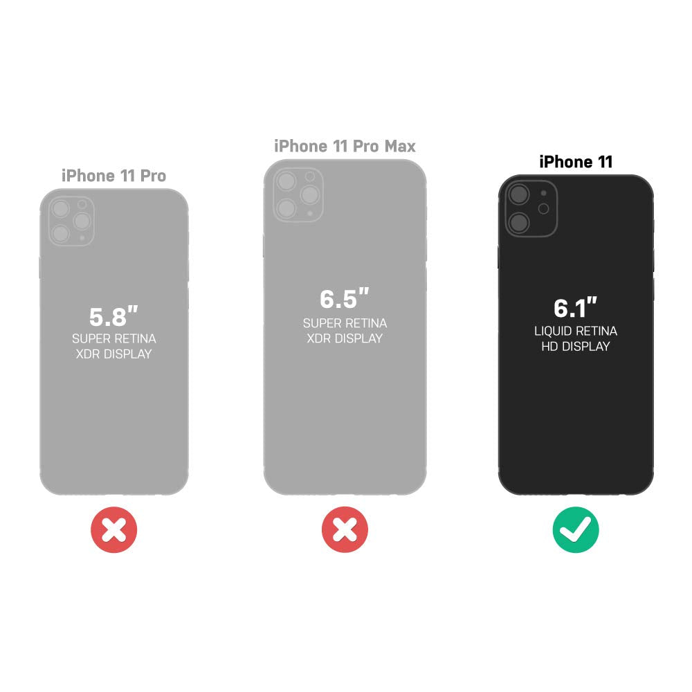 OtterBox iPhone 11 Commuter Series Case - Bespoke Way (Blazer Blue/Stormy SEAS Blue), Slim & Tough, Pocket-Friendly, with Port Protection