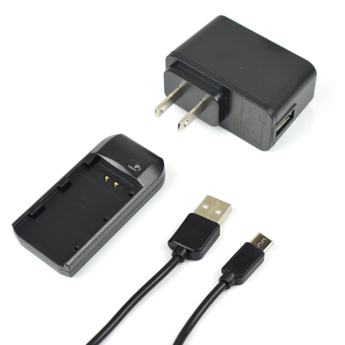 KOQINVIZ NP-FV5 Battery Charger with Charging Plug and USB Cable - Video Camera Camcorder Charger for CAS. NP-FV5 Rechargeable Lithium Battery